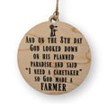 "God Made A Farmer" Ornament | Farmhouse World