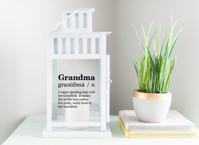 Grandma Lantern - White | Farmhouse World