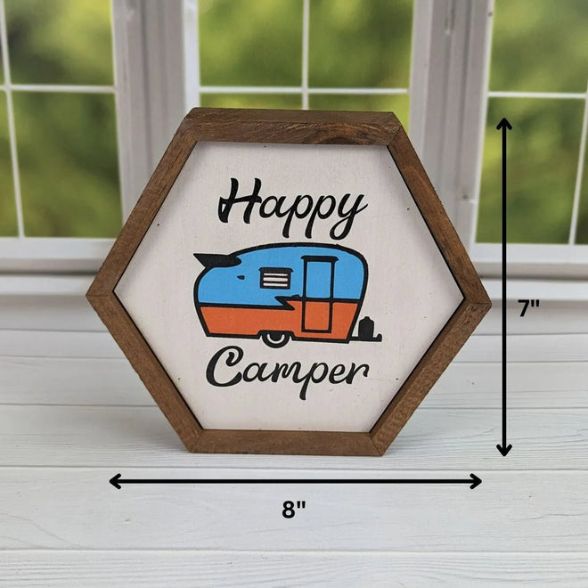 "Happy Camper" Sign | Farmhouse World