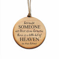 Heaven In Our Home Wood Christmas Remembrance Ornament | Farmhouse World
