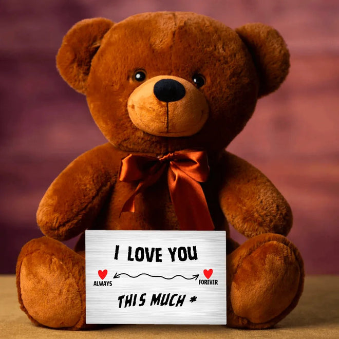 I Love You This Much Teddy Bear | Farmhouse World