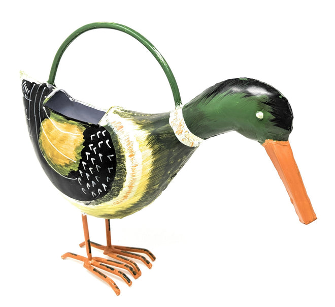 Mallard Duck Watering Can - Solid Metal - Decroative & Functional | Farmhouse World