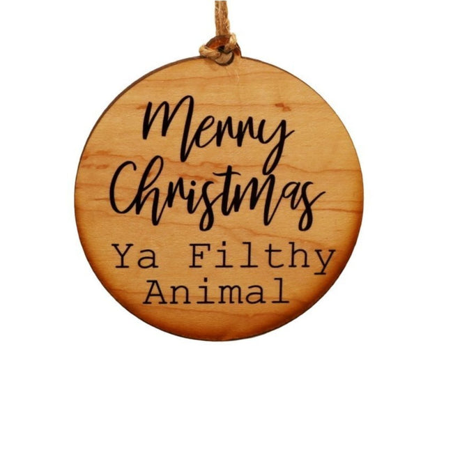 Merry Christmas Ya Filthy Animal - Home Alone Christmas Ornament | Farmhouse World