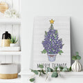 Merry Texmas Bluebonnet Tree Canvas | Farmhouse World