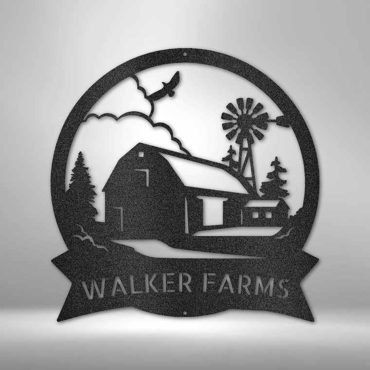 Personalized Barn House Sign | Farmhouse World