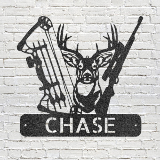 Personalized Deer Hunter Sign | Farmhouse World