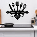 Personalized Kitchen Metal Sign | Farmhouse World