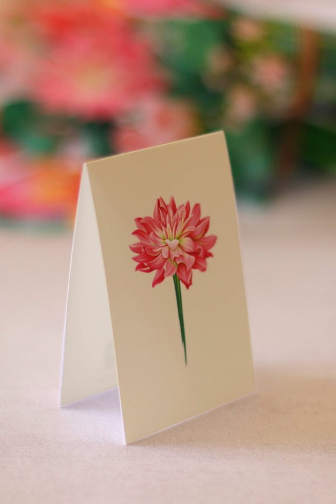 Pop-Up Flower Bouquet Greeting Card - Dear Dahlia | Farmhouse World