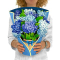 Pop-Up Flower Bouquet Greeting Card - Hydrangeas | Farmhouse World