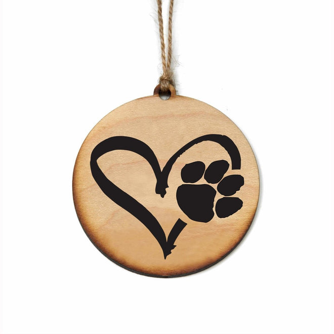Puppy Heart Wood Ornament - Dog Lover Gift | Farmhouse World