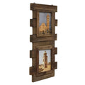 Reclaimed Wood Double Photo Wall Frame | Farmhouse World