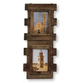 Reclaimed Wood Double Photo Wall Frame | Farmhouse World