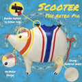 Retro Scooter Pig Watering Can for Indoor or Outdoor Use | Farmhouse World