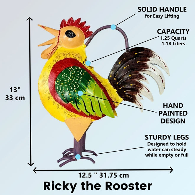 Rooster Watering Can | Farmhouse World