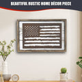 Rustic American Flag Wall Décor | Farmhouse World