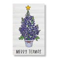 Texas Christmas Gift - Merry Texmas Bluebonnet Christmas Tree Sign | Farmhouse World