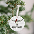 Texas Christmas Ornament - Longhorn Merry Texmas | Farmhouse World