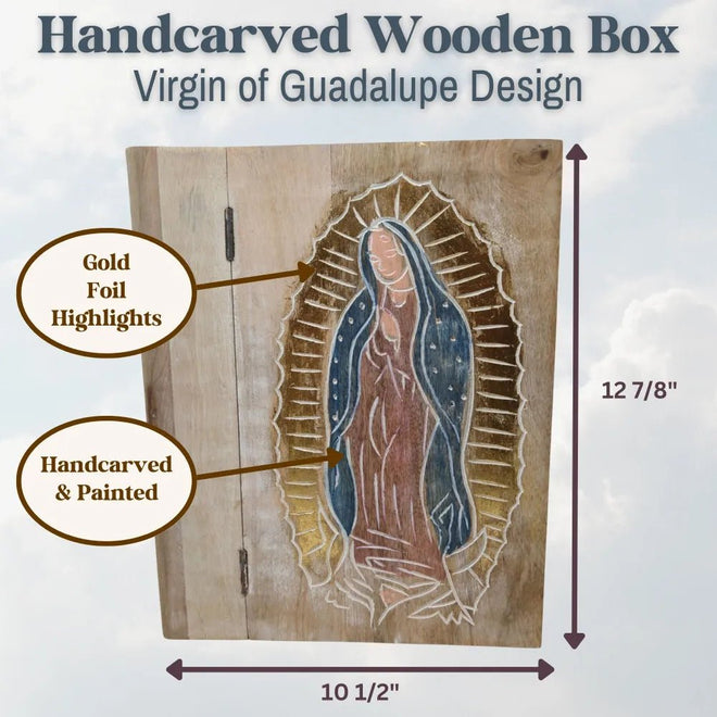 Virgin of Guadalupe Bible Box | Farmhouse World