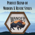 Wander Bison Sign | Farmhouse World