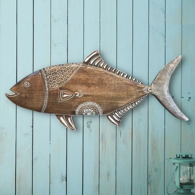 Wood Amberjack Fish | Farmhouse World